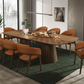 Chevron Walnut Dining Table - Lifestyle 9