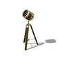 Cinema Luxe Tripod Spotlight Floor Lamp - Angular Shadow