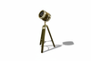 Cinema Luxe Tripod Spotlight Floor Lamp - Angular Shadow