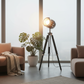 Cinema Luxe Tripod Spotlight Floor Lamp - Morning Mist