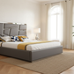 Contemporary Geometric Panel Bed - Lifestyle 2