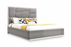 Contemporary Geometric Panel Bed - Product Shot 1