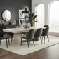 Cream Monolith Dining Table - Lifestyle 2