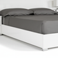 Crystal Luxe High Gloss Platform Bed - Close-Up Detail
