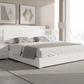 Crystal Luxe High Gloss Platform Bed - Room Setting 1
