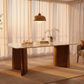 Crystal Nature Marble Table - Sunset Glow