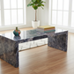 Cyclamen Marble Rectangle Coffee Table - Bright Room