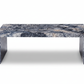 Cyclamen Marble Rectangle Coffee Table - White Background