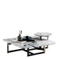 Carrara Marble Coffee Table Set