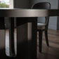 Dark Round Dining Table - Angle 5