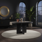 Dark Round Dining Table - Lifestyle 4