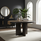 Dark Round Dining Table - Lifestyle 5