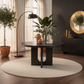 Dark Round Dining Table - Lifestyle 6