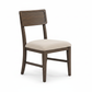 Dining Chair Dark Walnut White Background
