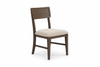Dining Chair Dark Walnut White Background