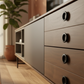 EchoHome TV Stand – Knob Detail