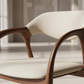 Elegant Curve Dining Chair - Angle 2