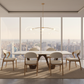 Embrace Dining Chair + Maxridge Marble Dining Table 