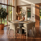 Emperador Grey Dining Table - With Chairs 2