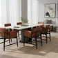 Emperador Grey Rectangular Dining Table - Minimalist Interior