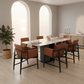 Emperador Grey Rectangular Dining Table