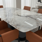 Emperador Grey Rectangular Dining Table