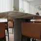 Emperador Grey Rectangular Dining Table