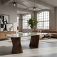 Enchanted Forest Dining Table - Industrial Loft Concrete