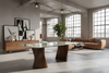 Enchanted Forest Dining Table - Industrial Loft Concrete