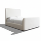 Eve Upholstered Sleigh Platform Bed - Angular Shadow