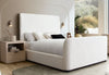 Eve Upholstered Sleigh Platform Bed