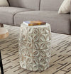 Fig Textured Ceramic Side Table