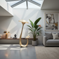 Golden Mushroom Floor Lamp - Architectural Skylight
