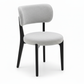 Gray Side Chair - Front View