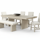 Hagerman Modern Extendable 7PC Dining Table BG 1
