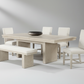 Hagerman Modern Extendable 7PC Dining Table Chiaroscuro