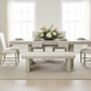 Hagerman Modern Extendable 7PC Dining Table Lifestyle 1