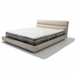 Haven Modern Upholstered Platform Bed - Bold asymmetric shadow