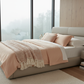 Haven Modern Upholstered Platform Bed - Morning luxury