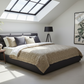 Haven Modern Upholstered Platform Bed - Refined interior design