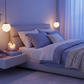 Haven Modern Upholstered Platform Bed - Romantic twilight