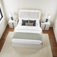 Hornet Modern LED Panel Bed - Angle 2