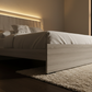 Hornet Modern LED Panel Bed - Angle 4