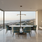Imperial Jade Dining Chair 与 Milliano Luxe Dining Table 顶层公寓场景
