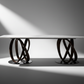 Infinity Rectangular Dining Table - Geometric Shadows