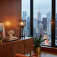 Ironclad Industrial Table Lamp - Mid-Century Skyline