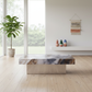 Ivory Sintered Stone Rectangle Coffee Table - Bright Room