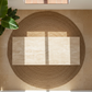 Larimar Travertine Rectangle Coffee Table Angle 2