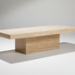 Larimar Travertine Rectangle Coffee Table Chiaroscuro