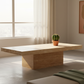 Larimar Travertine Rectangle Coffee Table